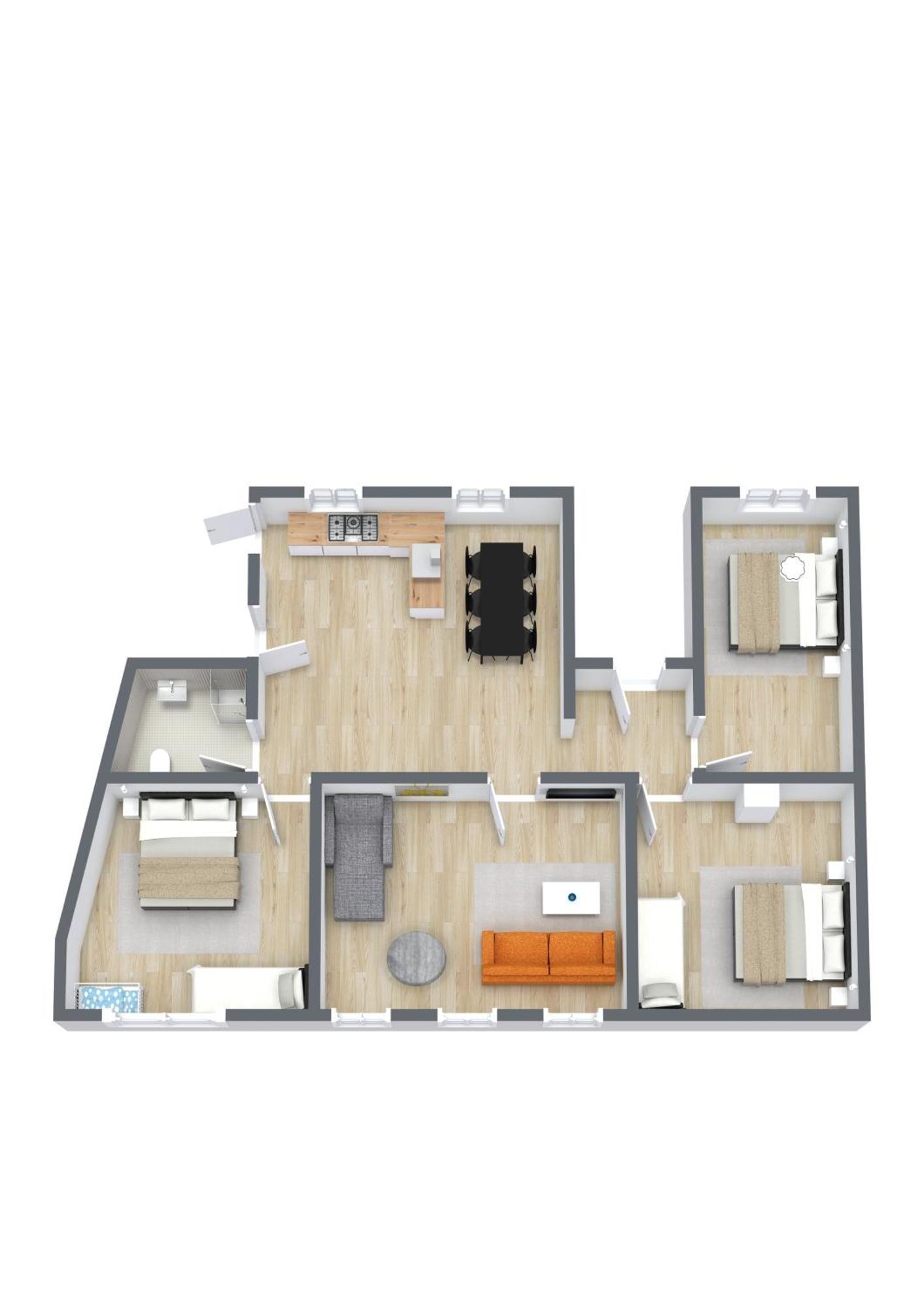 Апартаменты Large Modern By Meat Packing District In